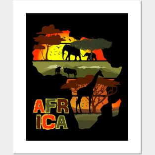 Africa Posters and Art